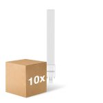 Mehrfachpackung 10x Noxion Lucent PL-S LED  6W - 830 Warmweiß | 2-Pins - Ersatz Für 11W