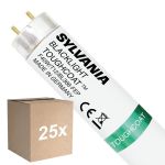 Mehrfachpackung 25x Sylvania Blacklight BL368 T12 Toughcoat 40W - 368 UV | 120cm