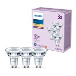 Mehrfachpackung 3x Philips LED-Spot GU10 PAR16 4W 255lm 36D - 827 Extra Warmweiß