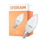 Osram Classic LED E14 Kerze Matt 7.5W 806lm - 827 Extra Warmweiß | Ersatz Für 60W