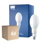 Mehrfachpackung 6x Philips TrueForce Core LED E27 HPL/SON Matt 36W 6000lm 300D - 840 Kaltweiß | Ersatz für 125W